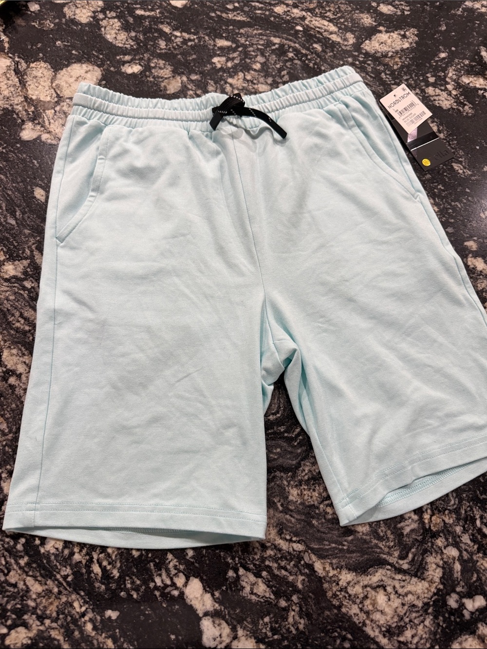 Zella Boys Pale Blue Athletic Drawstring Shorts